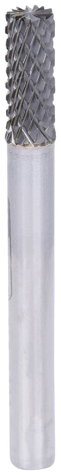 Stříbrný frézer s komplexním designem řezné hlavy pro obrábění kovů. Vhodný pro přesné frézování tvrdých materiálů.