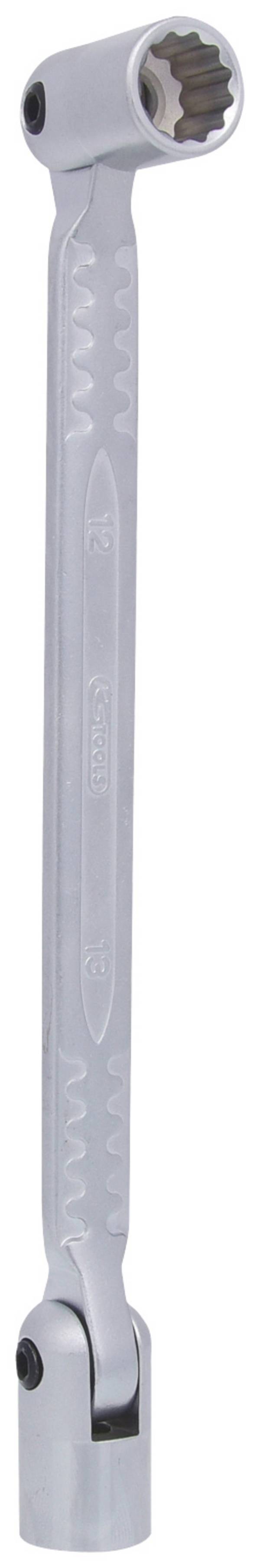 KS Tools 5170303 517.0303 dvojitá otočná hlava klíče 12 - 13 mm   Typ zakončení inbus 223 mm 1 ks