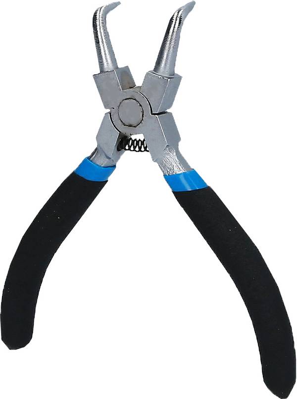 Brilliant Tools BT067008 kleště na pojistné kroužky Vhodné pro (kleště na pojistné kroužky) vnitřní kroužky   Tvar hrotu zahnutý o 90°