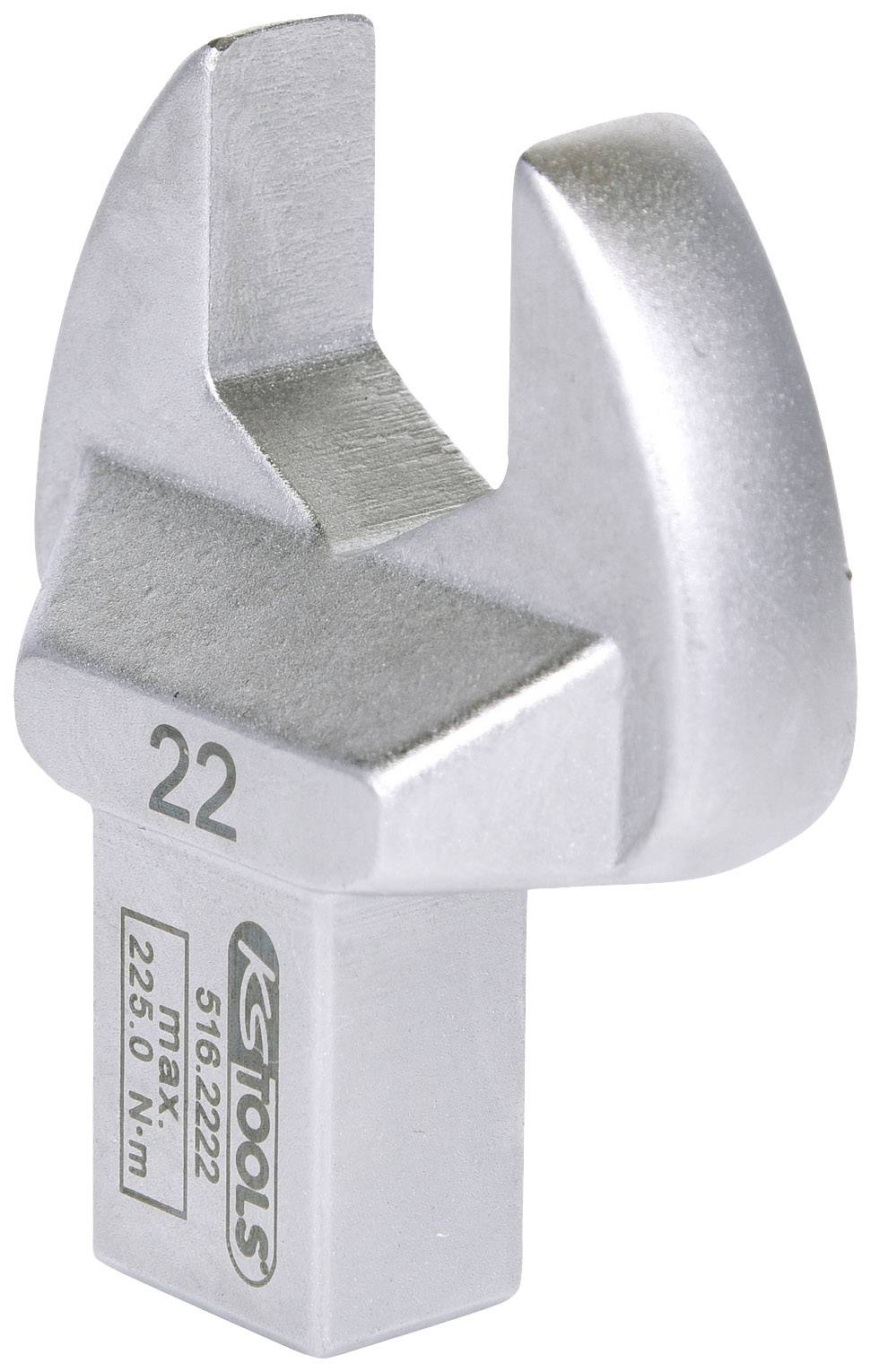 Nastavitelný nástavec klíče z kovu, označený číslem '22', vhodný pro 2250 newtonmetrů, od společnosti KS Tools.