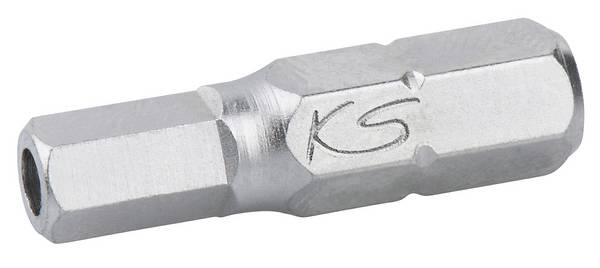 <br>  KS Tools<br>  911.3584<br>  9113584<br>  bit inbus<br>  Pohon (šroubovák): 1/4" (6,3 mm)<br>  Typ zakončení: 3/16" (4.76 mm)<br>  <br>  25 mm<br>