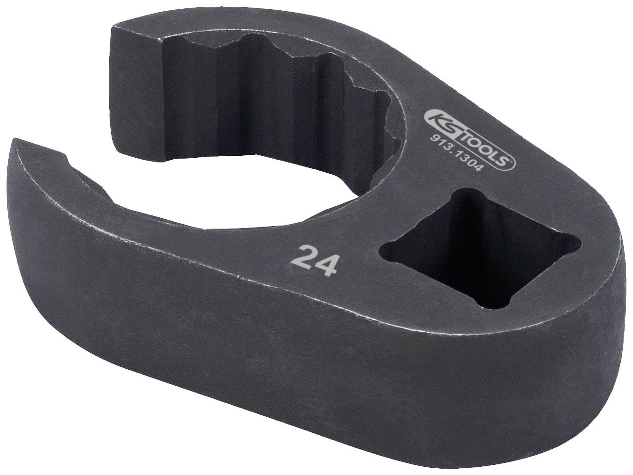Otevřený očkový klíč o velikosti 24 mm, vhodný pro špatně přístupné šrouby. Vyrobeno společností KS Tools.