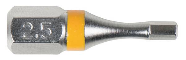 <br>  KS Tools<br>  918.3407<br>  9183407<br>  bit inbus<br>  Pohon (šroubovák): 1/4" (6,3 mm)<br>  Typ zakončení: šestiúhelník<br>  2.5 mm<br>  25 mm<br>