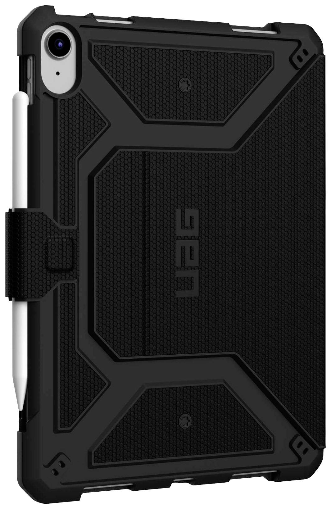 Robustní černý obal na tablet se silnou strukturou, speciálně navržený pro vylepšenou ochranu.