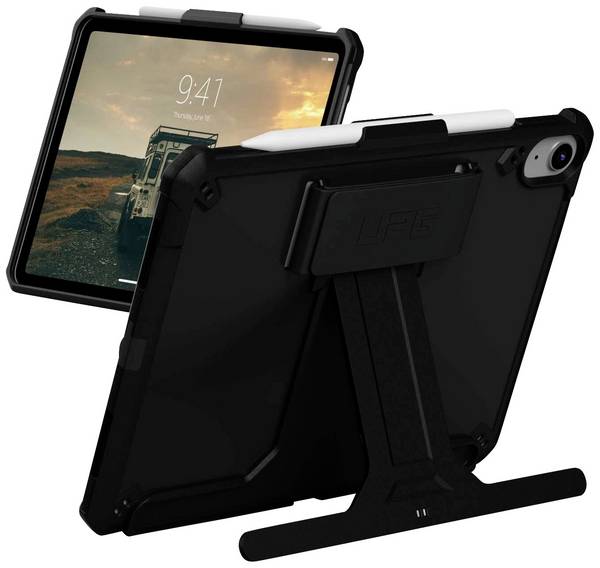 Urban Armor Gear Scout Handstrap & Kickstand obal na tablet Apple iPad 10.9" (Gen.10, 2022), iPad 10.9" (A16, 2025) 27,7 cm (10,9") Backcover černá