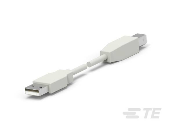 TE Connectivity USB kabel USB-A zástrčka, USB-B zástrčka 1.00 m 1487587-1