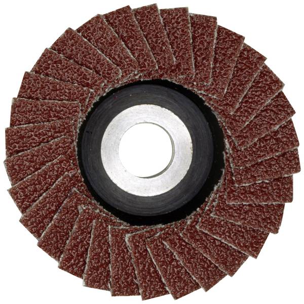 Proxxon 28591 Lamellenschleifer Ø 50mm K240 für LHW + LHW/A lamelový brusný kotouč Průměr 50 mm Ø otvoru 10 mm Zrnitost 240 Temperovaná litina, šedá litina, nerezová ocel, ocel, neželezné kovy, dřevo, plast 1 ks