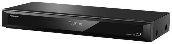 Panasonic DMR-BST760AG Blu-Ray přehrávač/rekordér s HDD  500 GB 4K Upscaling , CD přehrávač, High-Resolution Audio, Twin HD DVB-S tuner, Wi-Fi černá