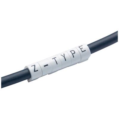 Kabel je označeno bílými identifikačními kroužky, které tvoří slovo 'Z-TYPE'.