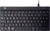 R-GO Tools Compact Break kabelový klávesnice německá, QWERTZ černá ergonomická