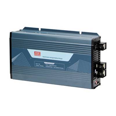 Nabíječka s modrou krytkou, na které je napsáno 'High Reliable Intelligent Battery Charger', určená pro profesionální údržbu baterií.