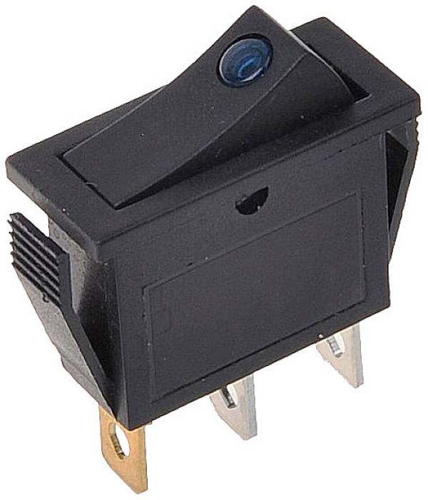 IWH blau 19028 spínač ZAP/VYP, vyp/zap, 12 V, 10 A