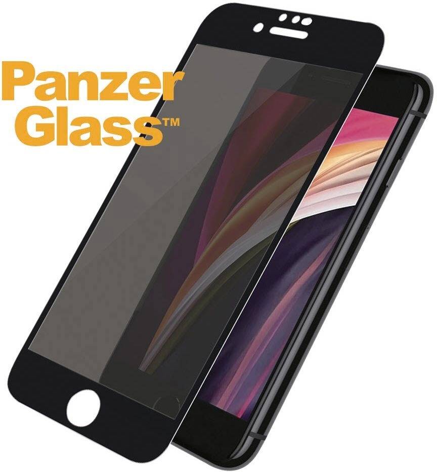 Smartphone s ochrannou fólií PanzerGlass, která ztmavuje displej.