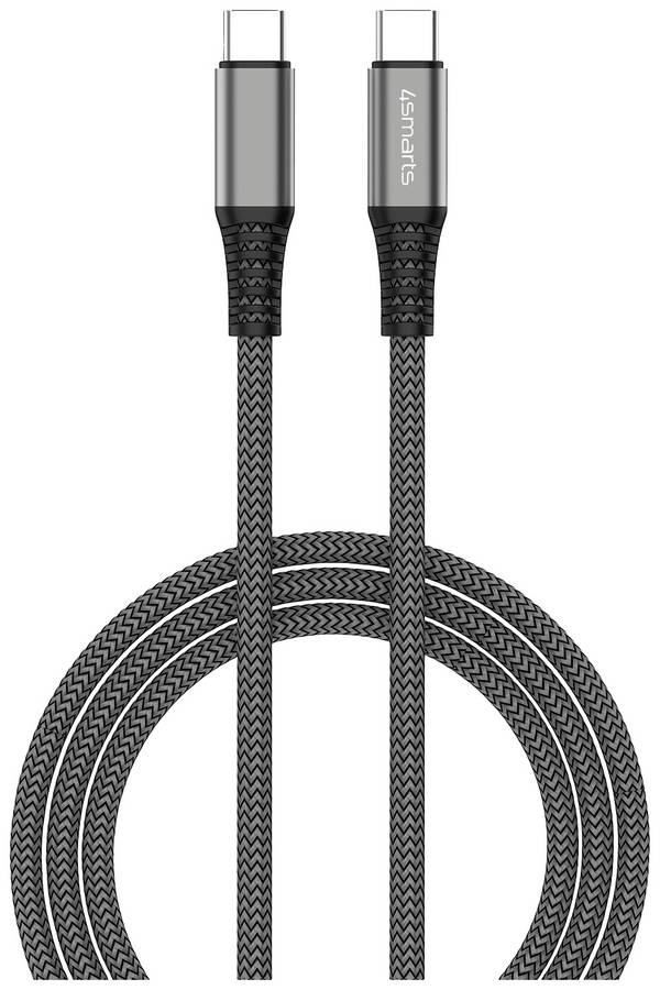 4Smarts pro mobilní telefon, notebook kabel [1x USB-C® - 1x USB-C®] 1.5 m