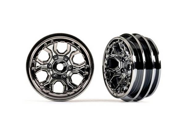 Traxxas TRX-9770-BLKCR  Ráfky černé, chrom 1.0