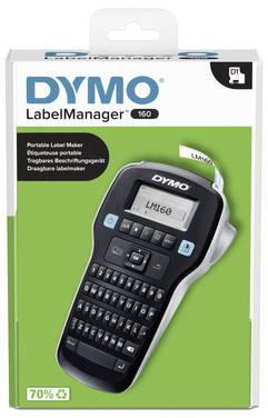 DYMO LabelManager 160 QWERTY štítkovač  6 mm, 9 mm, 12 mm