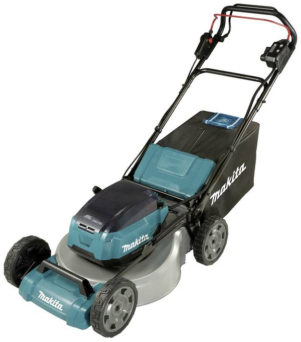 Makita DLM465Z akumulátor Akumulátorová sekačka   bez akumulátoru, bez nabíječky  2x18 V šířka sekání 46 cm