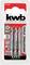 'Tři šroubovácké bity PZ2, 50 mm, průmyslová ocel, vysoká kvalita, balené v plastu. Značka kwb Germany GmbH.'