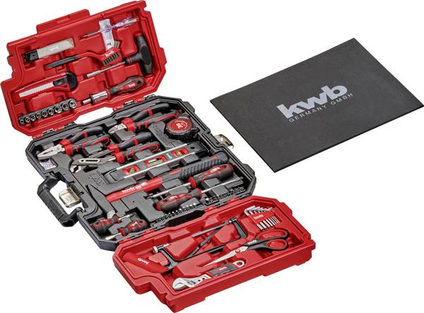 kwb 370620 kufřík s nářadím, 70dílná