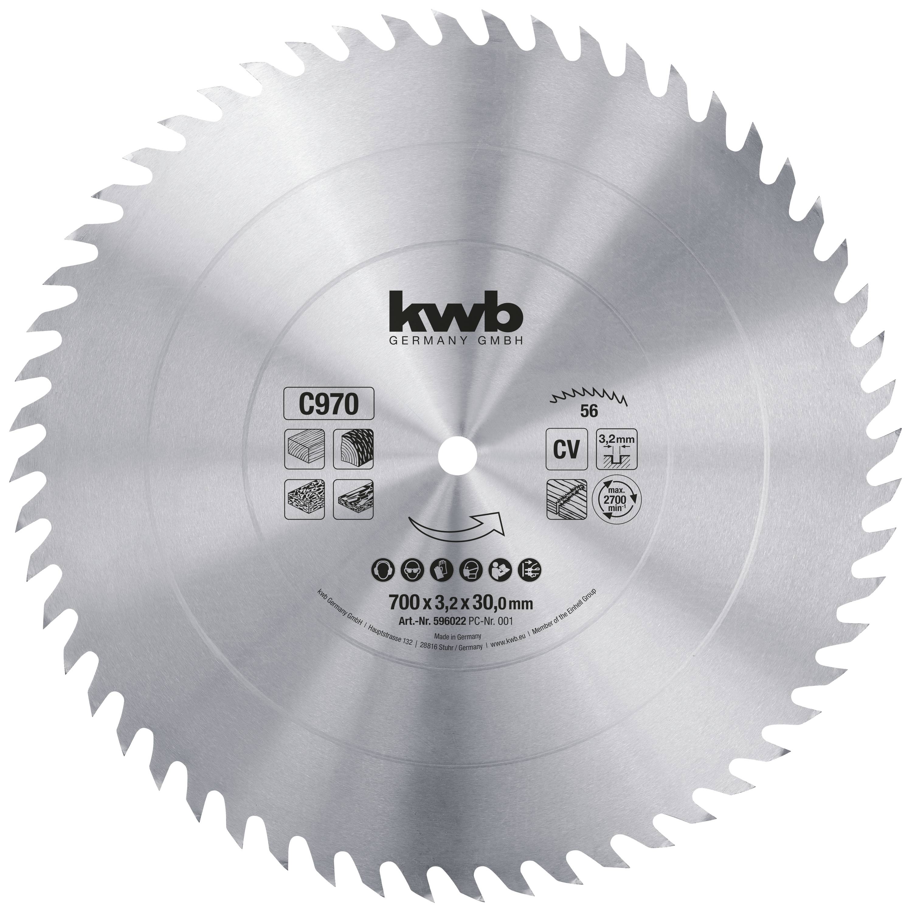 kwb 597022 pilový kotouč 700 x 30 mm 1 ks