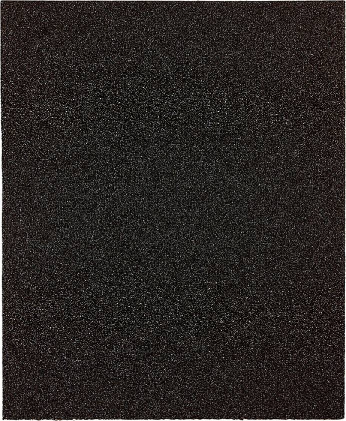 Černá textura s jemným vzorem zrnitosti, připomínající smirkový papír, vhodná pro umělecké nebo řemeslné použití.