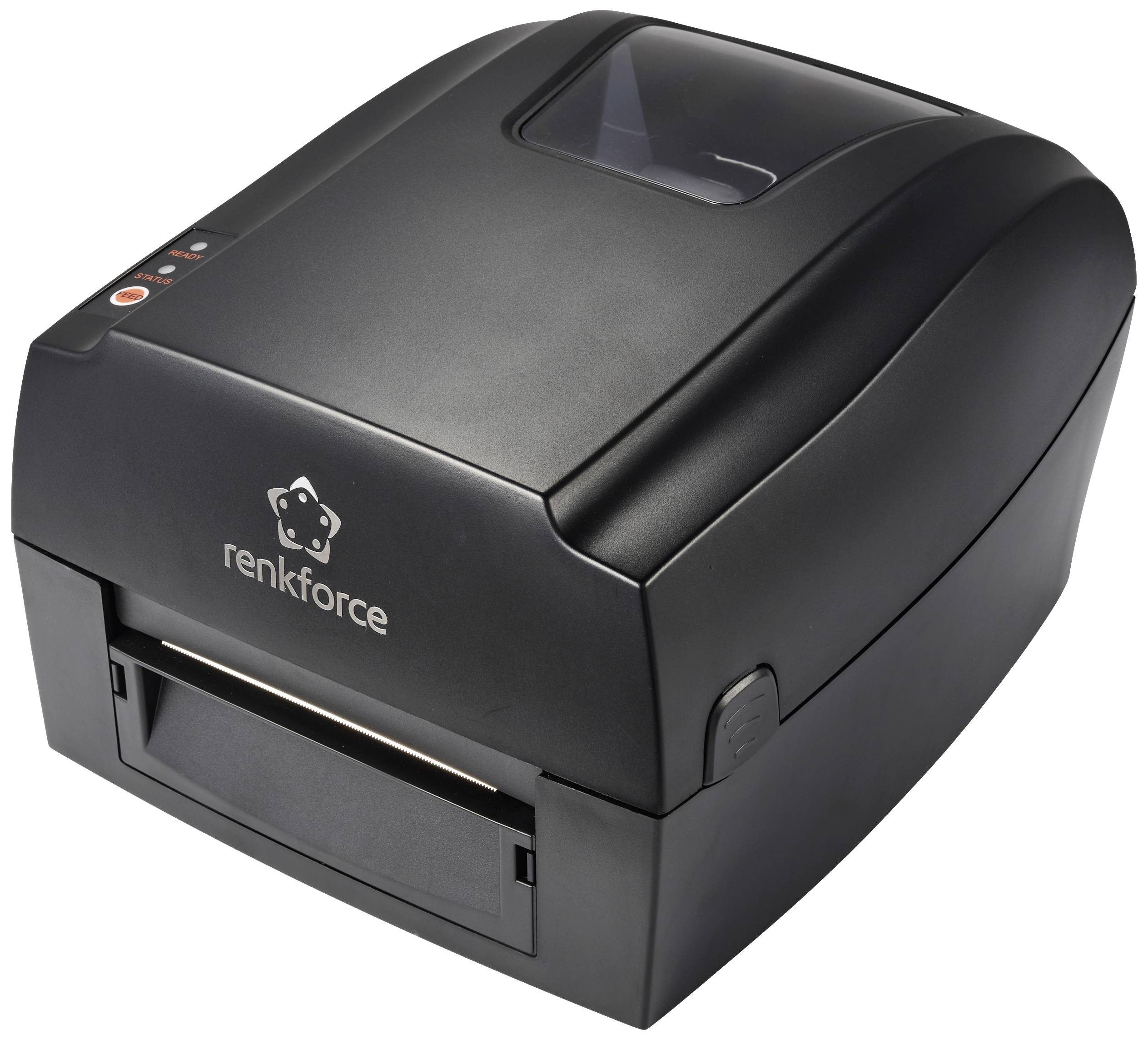 Renkforce RF-TTLP4-01 tiskárna štítků  termální s přímým tiskem 203 x 203 dpi Šířka etikety (max.): 118 mm USB, RS-232