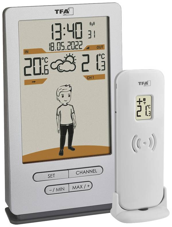 TFA Dostmann Weather Jack 35.1166.54 digitální bezdrátová meteostanice Předpověď pro 12 až 24 hodin Počet senzorů (max.) 3 ks