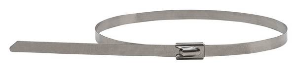 KS Tools 115.1591 Nerezové stahovací pásky s kulovým uzávěrem, 4,6 x 200 mm, 100 ks