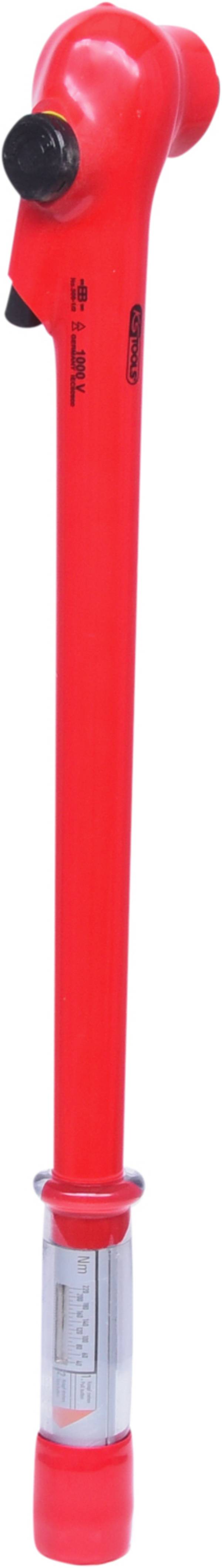 1/2" momentový klíč s ochrannou izolací a přepínací ráčnou, 40-220Nm  KS Tools  117.1303