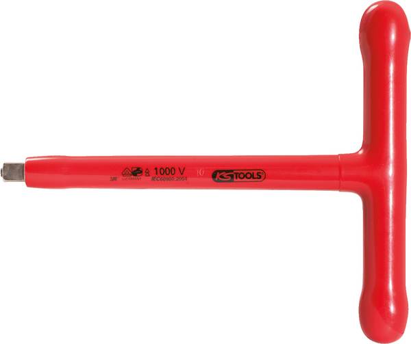 3/8" nástrčný klíč s T-rukojetí a ochrannou izolací, 200 mm  KS Tools  117.3820