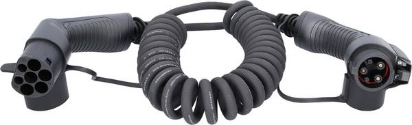 KS Tools 117.7310 nabíjecí kabel pro emobility  5 m spirálový kabel