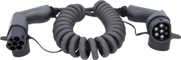 KS Tools 117.7365 nabíjecí kabel pro emobility  5 m spirálový kabel