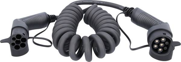 KS Tools 117.7385 nabíjecí kabel pro emobility  5 m spirálový kabel