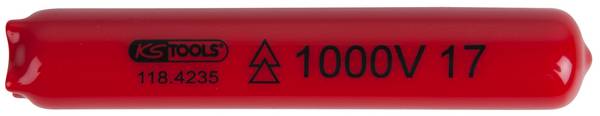 Izolovaná koncovka se svorkovou krytkou, 10 mm, délka = 100 mm  KS Tools  118.4235