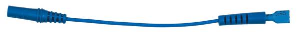 KS Tools 1500963 propojovací kabel zásuvka 4 mm - zásuvka 6 mm modrá 1 ks