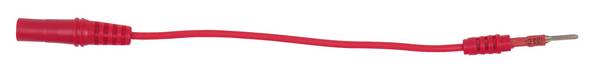 KS Tools 1500971 propojovací kabel zásuvka 4 mm - zásuvka 2 mm červená 1 ks