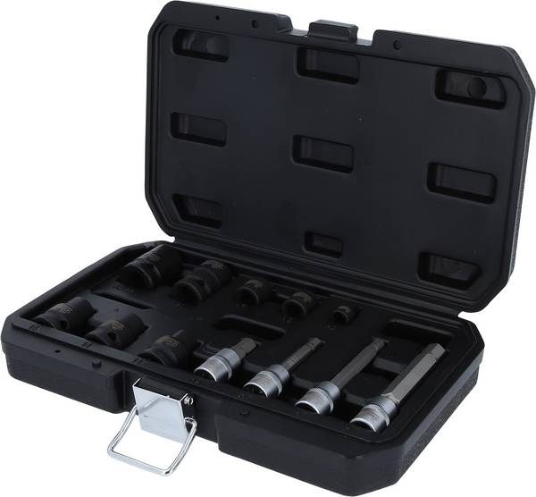 KS Tools 150.2400 Speciální sada nástrčných hlavic pro brzdové třmeny, 12 ks