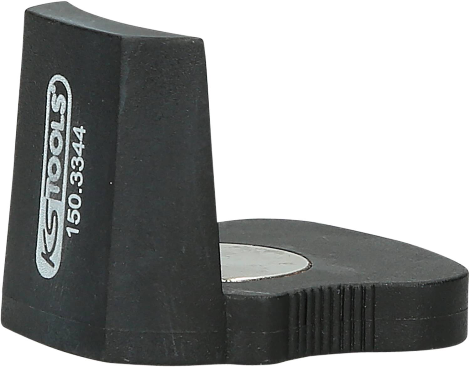 Černý klíč KS Tools se stavitelným kulatým mechanismem. Číslo modelu 150.3344 je viditelné na straně.