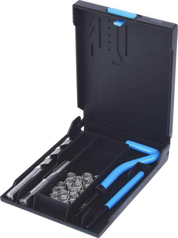 KS Tools 150.6030 Sada na opravu závitů NiROVel 8 x 1,0 x 11 mm, 24 ks