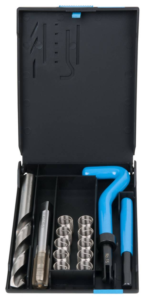 KS Tools 150.6100 Sada na opravu závitů M12x1x17mm, 14 ks