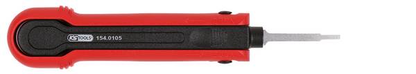 Uvolňovací nástroj pro ploché zástrčky / ploché dutinky 1,2 mm (AMP Tyco MQS)  KS Tools  154.0105