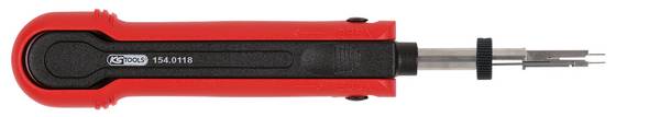 Nástroj pro odblokování pro ploché zástrčky / ploché dutinky 2,8 mm (KOSTAL SLK), 1násobný, nastavitelný  KS Tools  154.0118