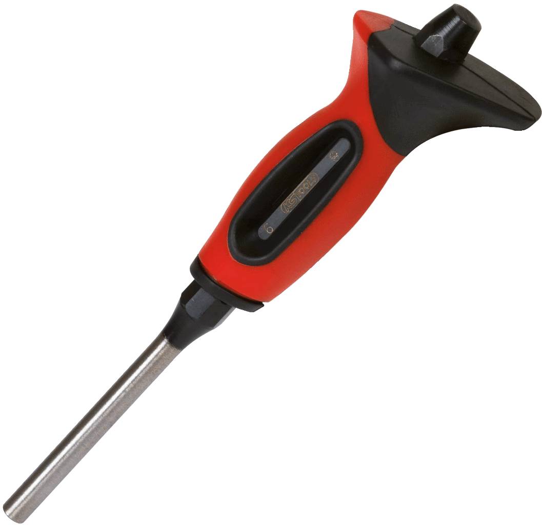 Červený šroubovák s ergonomickou rukojetí a magnetickým hrotem, speciálně navržený pro precizní práce.