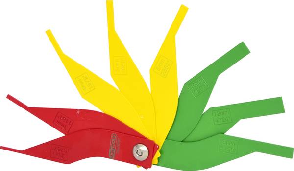 KS Tools 300.0570 Sada na přihrádky pro opotřebované brzdové obložení, 8 ks
