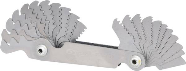 KS Tools 301.0090 Závitová měrka, 22 dílů