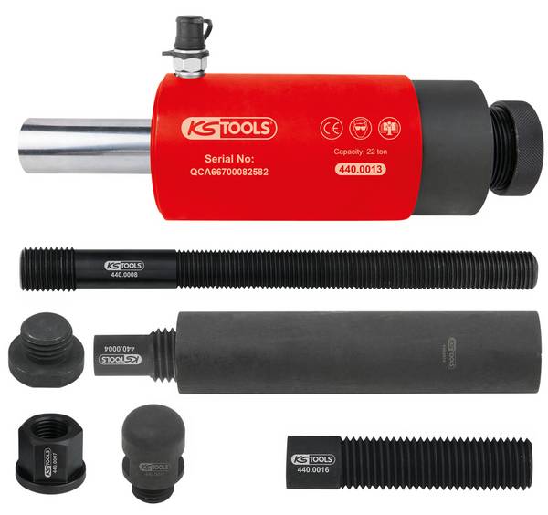 Sada tlakových hydraulických válců, 22t, 10 ks  KS Tools  440.0010