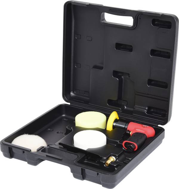 1/4" mini pneumatická lešticí sada, 5 ks  KS Tools  515.5120