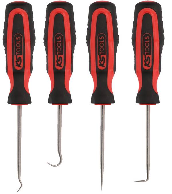 Sada hákových nástrojů, 4 ks  KS Tools  550.1045
