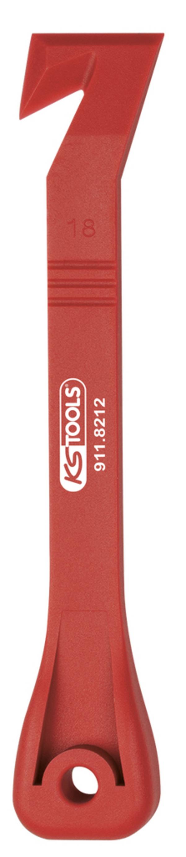 Škrabka na sklo, zahnutá, 175 mm  KS Tools  911.8212