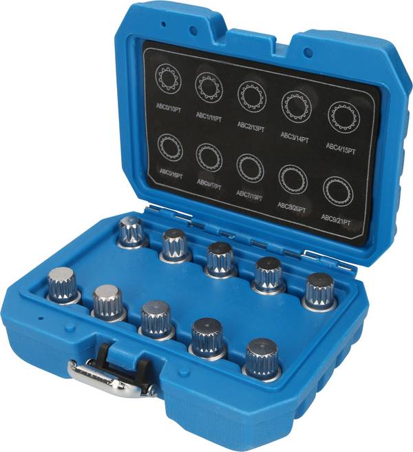 Sada zámků kol pro VW, 10 ks  Brilliant Tools  BT691310